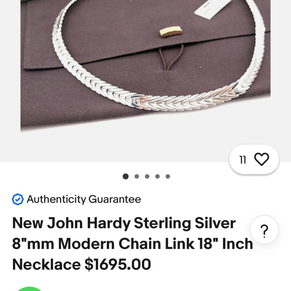 John hardy 8mm Modern Link chain